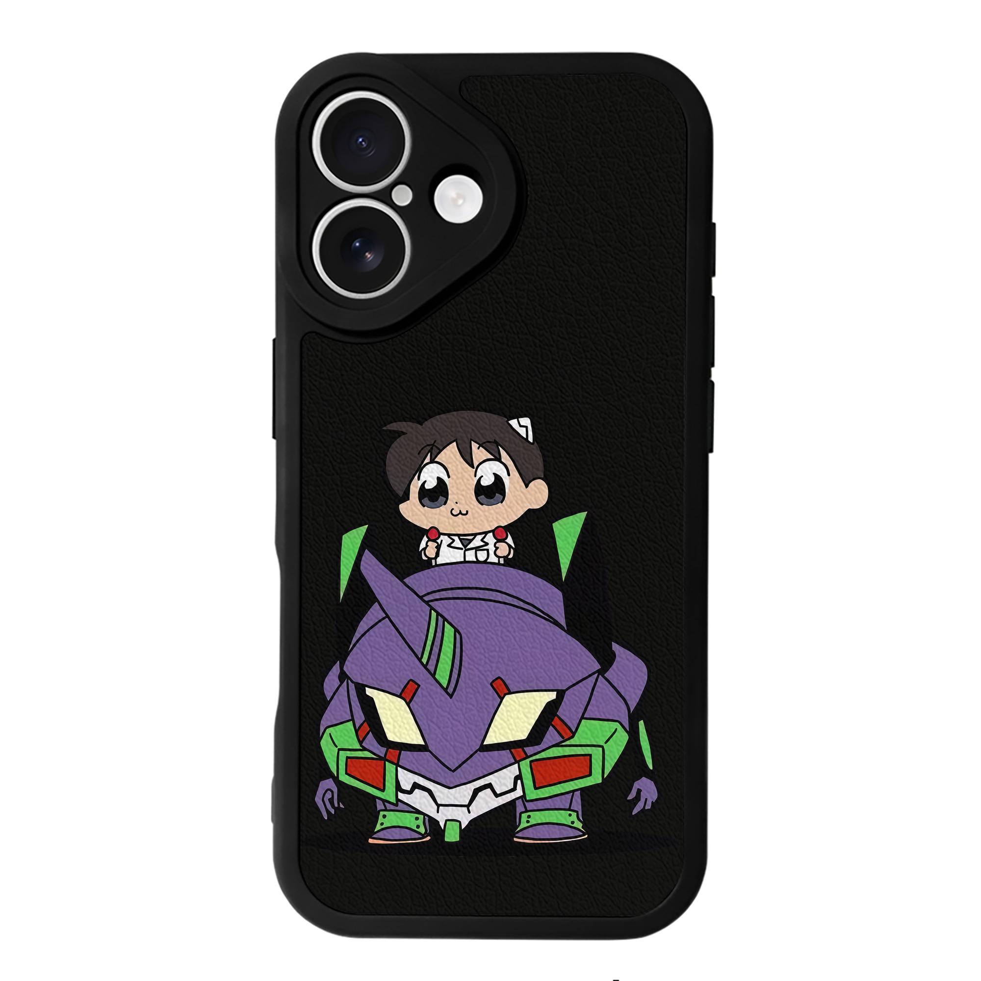 （画像用） EVA 新世紀エヴァンゲリオン 【iPhone 16シリーズ対応】シリコンスマホケース（レザー調） 材質：シリコン